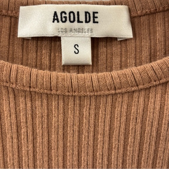 Agolde Ribbed Cutout Top - Picture 6 of 12
